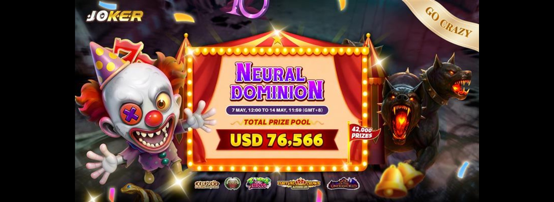 Neural Dominion : Joker Go-Crazy Competition